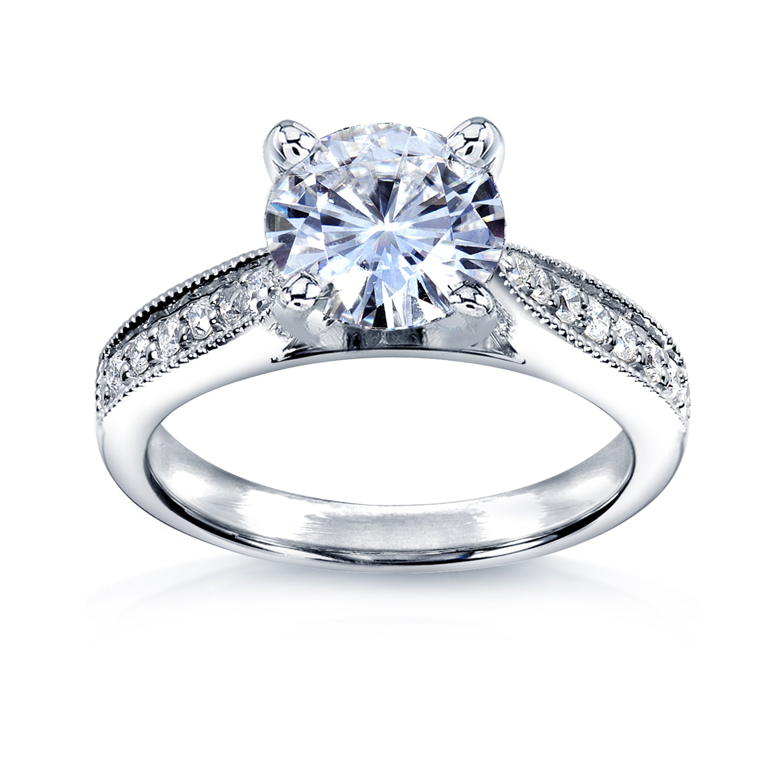 1.16 Carat Moissanite Round Sophie Ring
