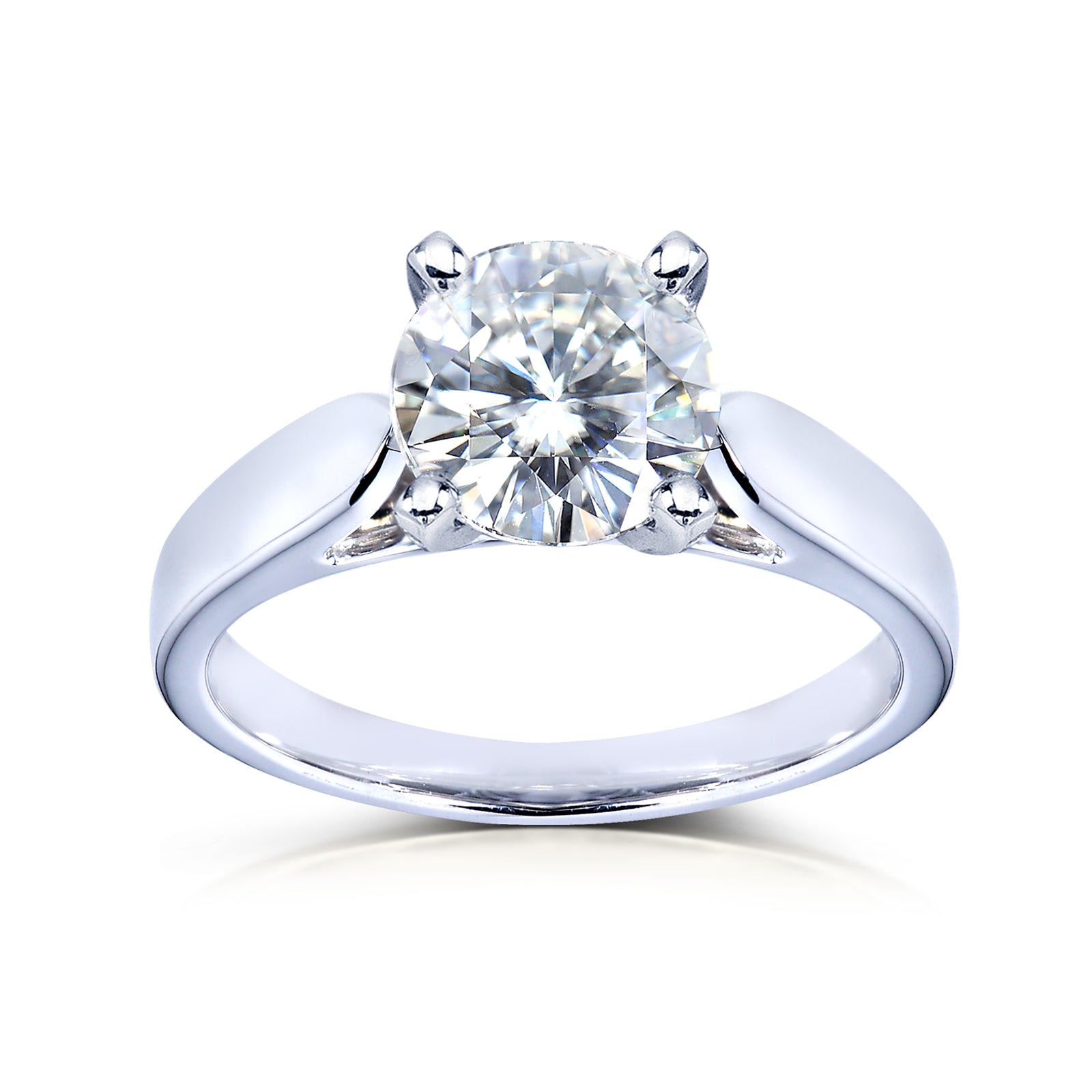 1.9 Carat Moissanite Vanessa Round Ring
