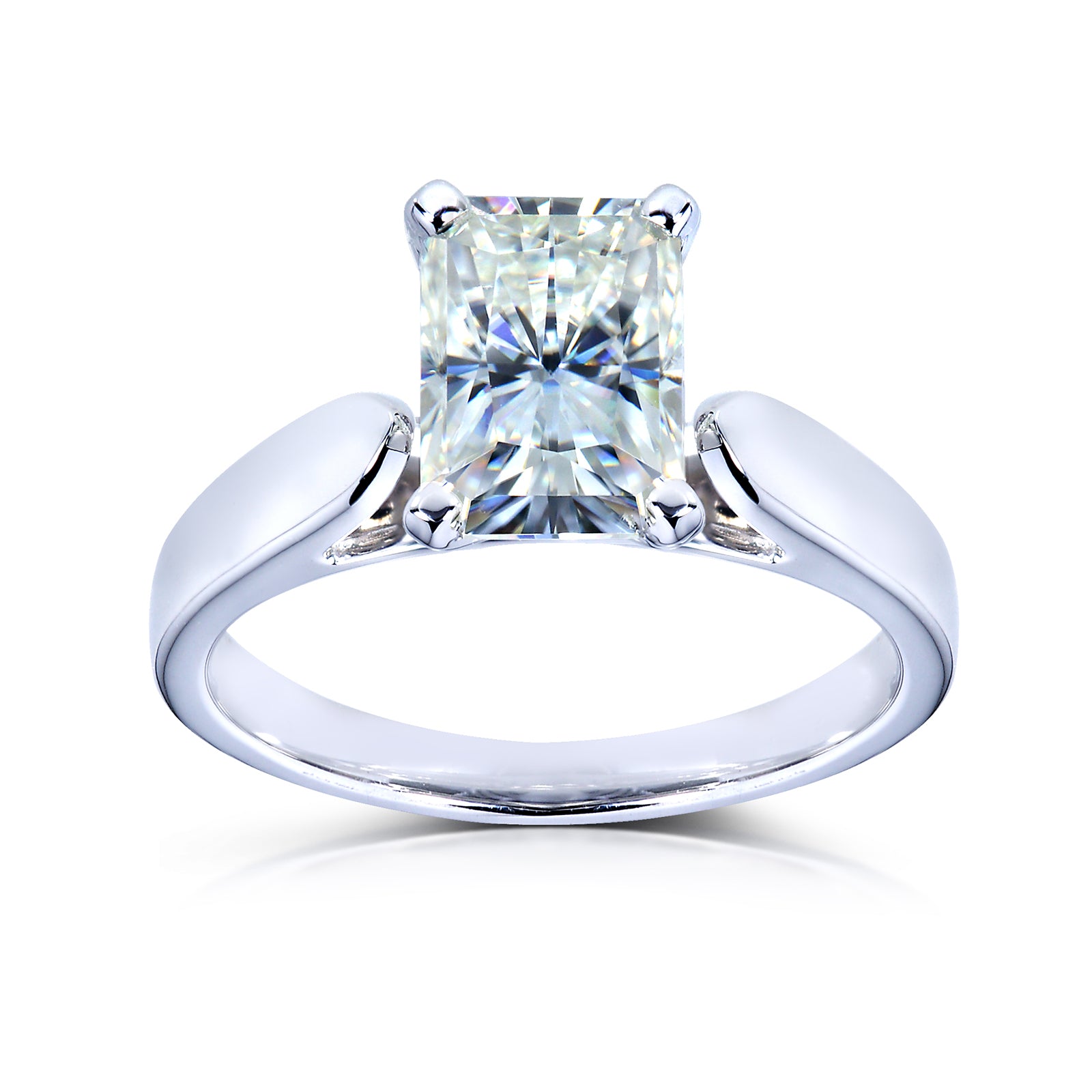 1.2 Carat Moissanite Solitaire Radiant Vanessa Ring