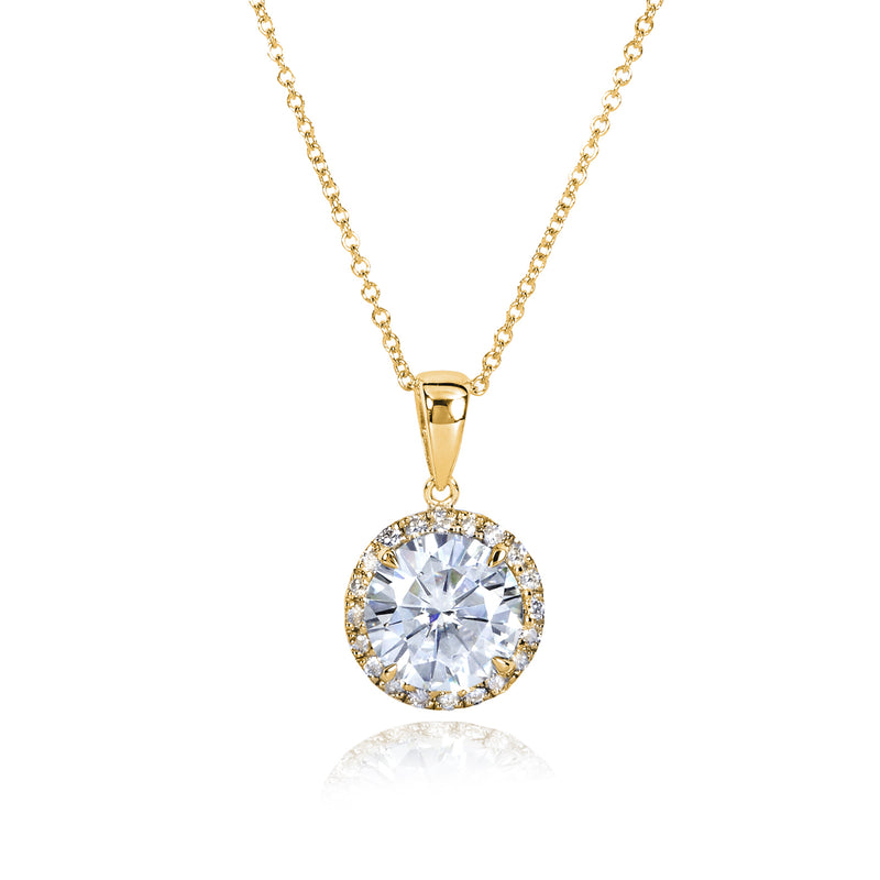 2 Carat Moissanite Kaori Necklace