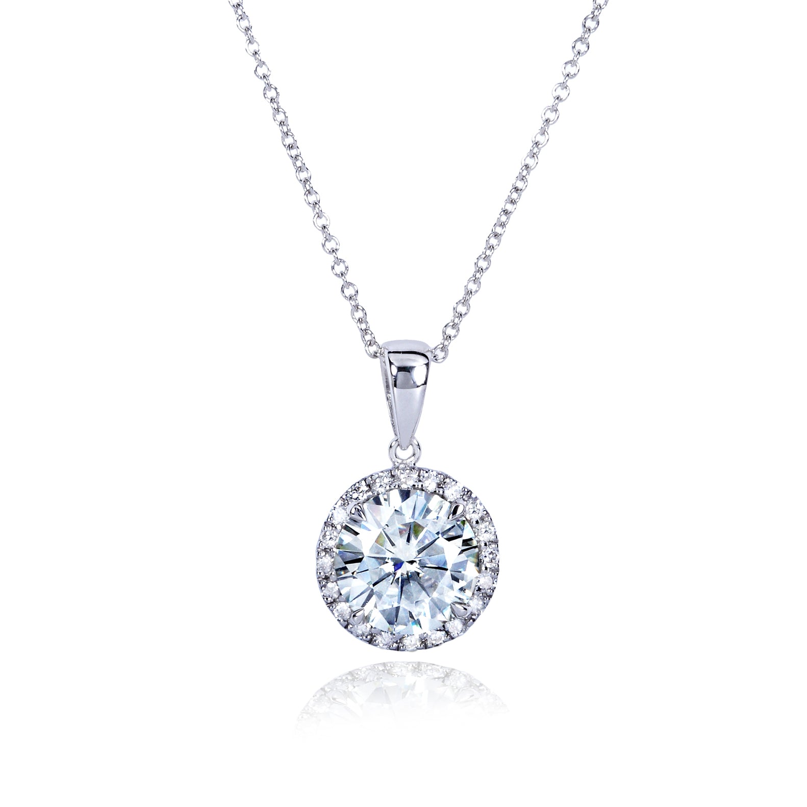2 Carat Moissanite Kaori Necklace