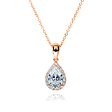 1.6 Carat Moissanite Pear Kaori Necklace