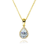 1.6 Carat Moissanite Pear Kaori Necklace