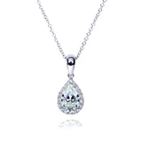1.6 Carat Moissanite Pear Kaori Necklace