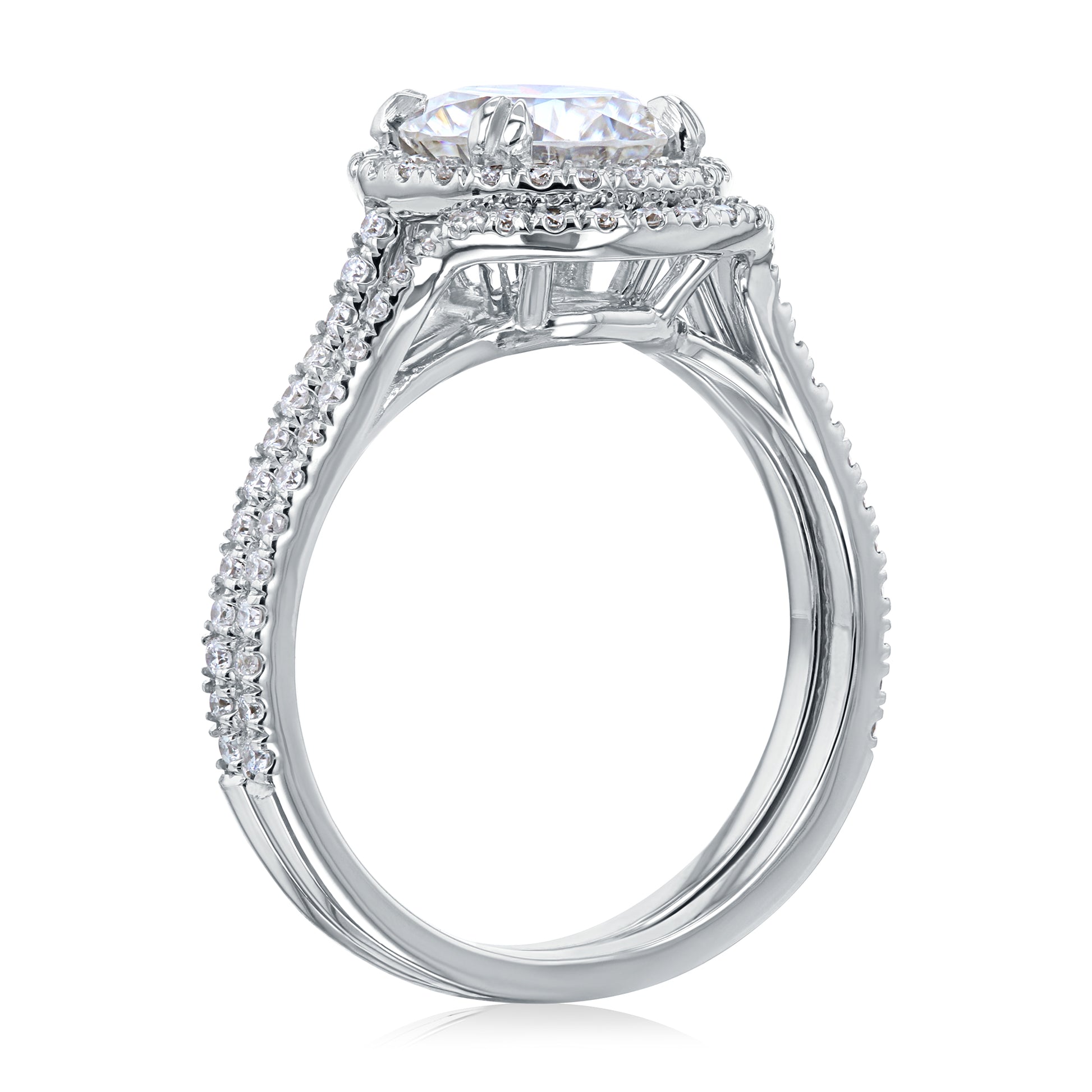 7.5 mm Moissanite Round Original Ring