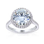 large round halo ring