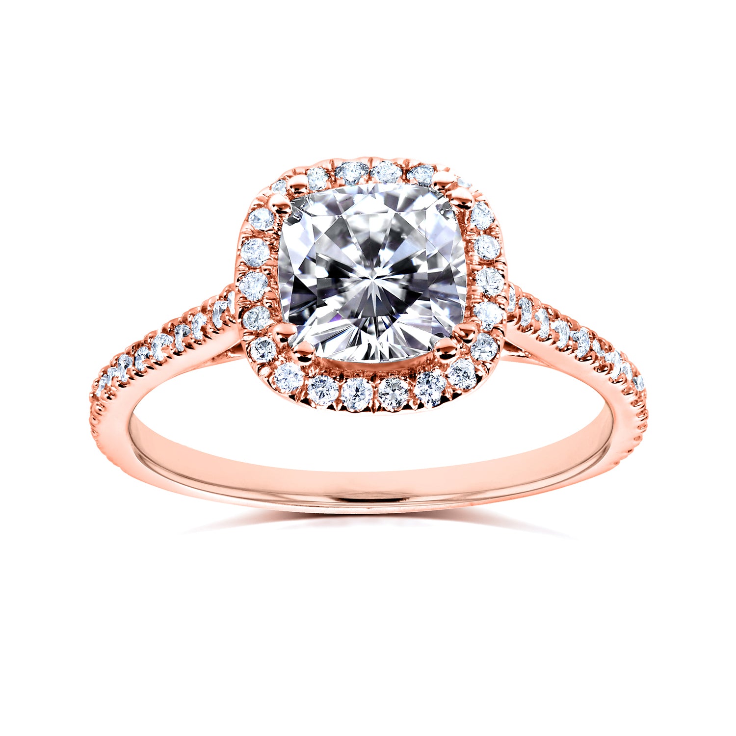 1.3 Carat Moissanite Cushion Original Ring