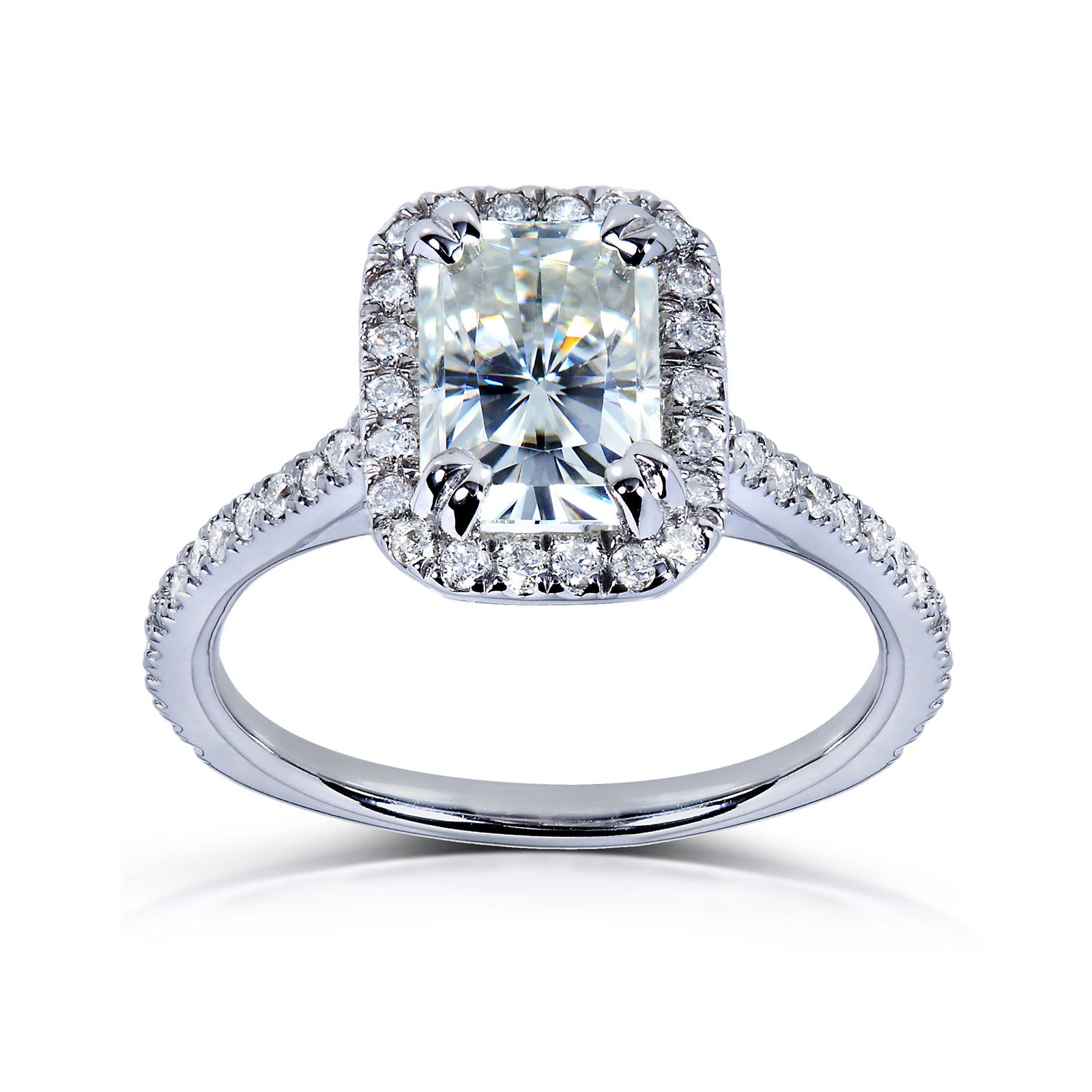 1.5 Carat Moissanite Radiant Original Ring