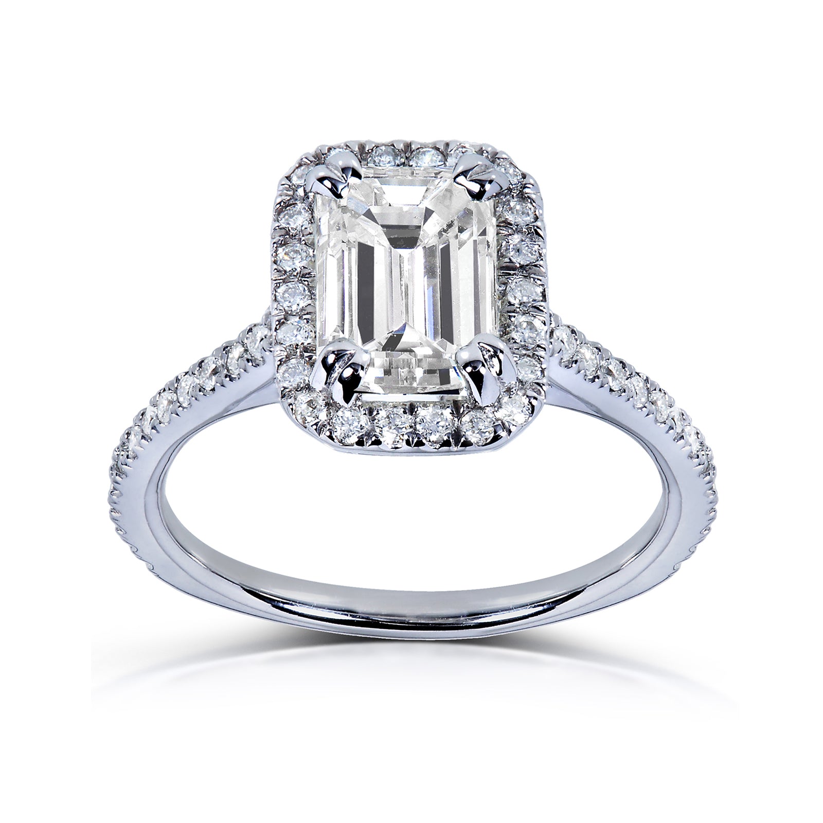 1.3 Carat Moissanite Emerald Original Ring