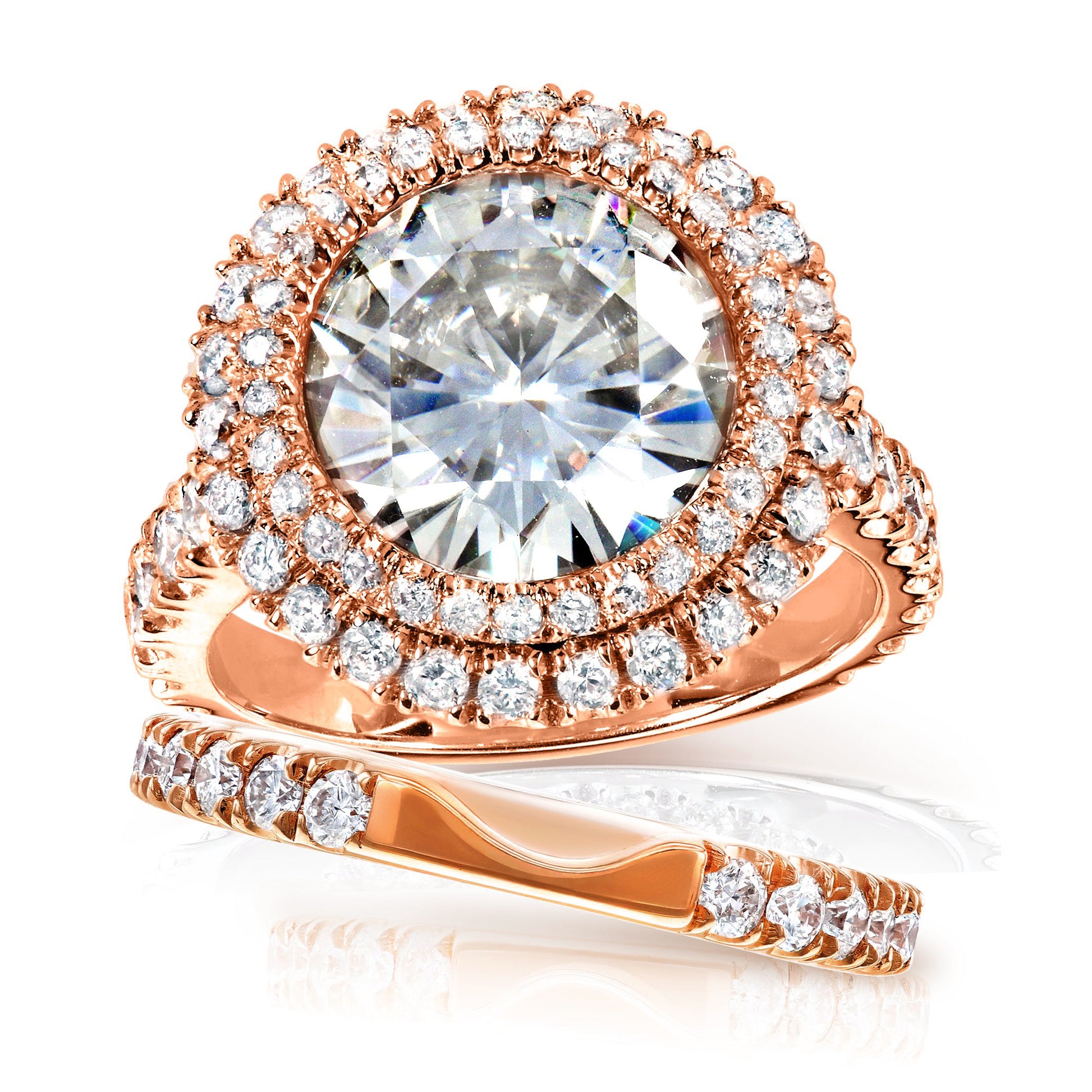 6.3 Carat Moissanite Portia Bridal Set