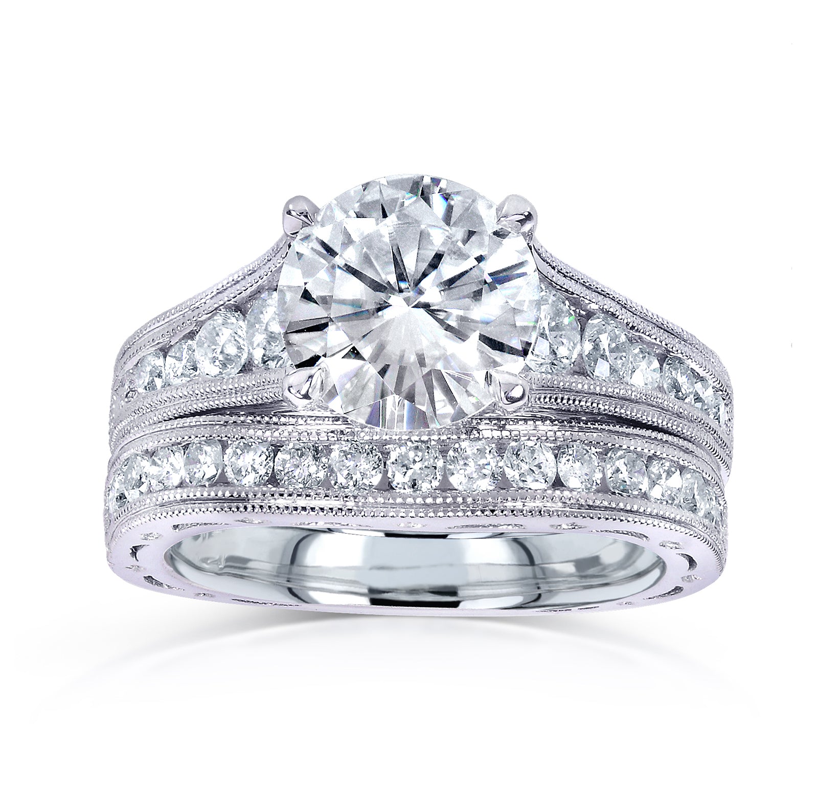 2.9 Carat Moissanite Half Eternity Winter Set
