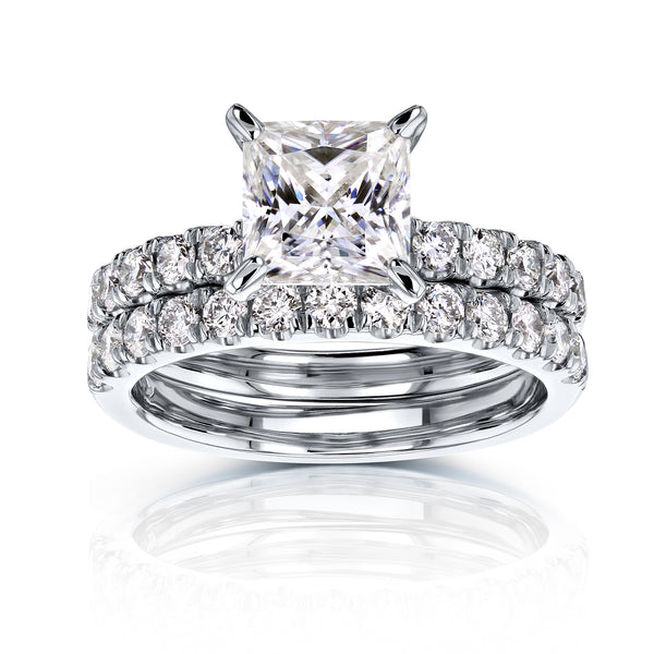 2.4 Carat Moissanite Princess Lyon Bridal