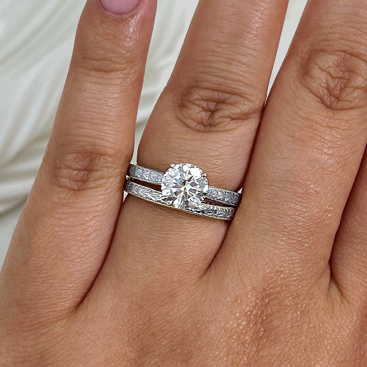 1.5 Carat Moissanite Valentina Bridal Set