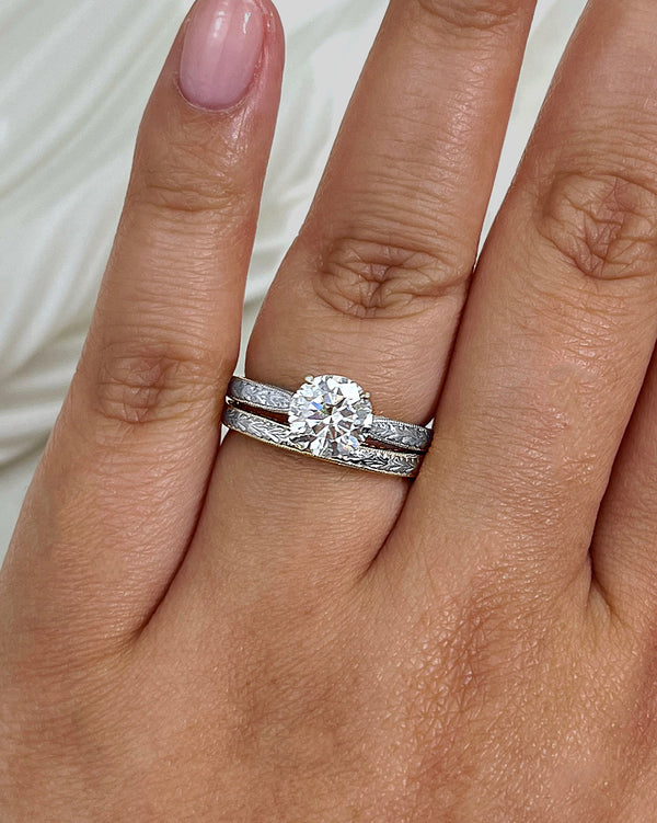 1.5 Carat Moissanite Valentina Bridal Set