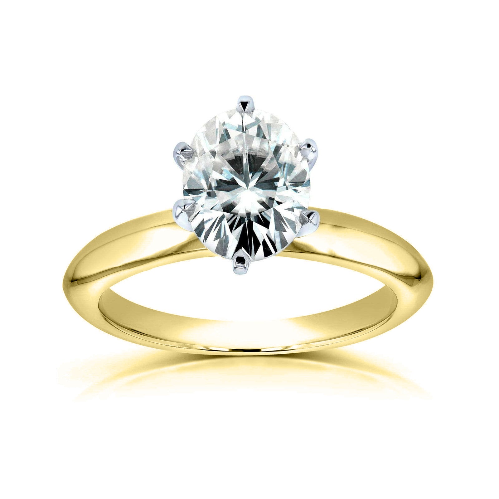 1.5 Carat Moissanite Solitaire 6-Prong Joan Ring