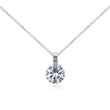 1 Carat Moissanite Claw Necklace
