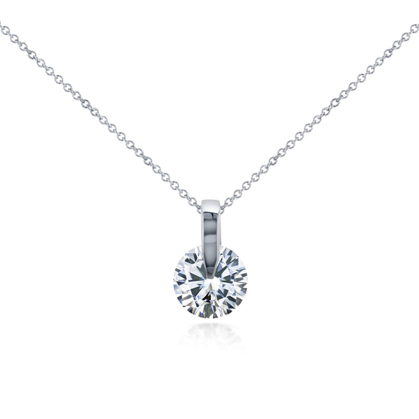 1 Carat Moissanite Claw Necklace