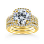 Kobelli Grown Diamond Rings - 3 Piece Set Yellow Gold (other metal color options available)