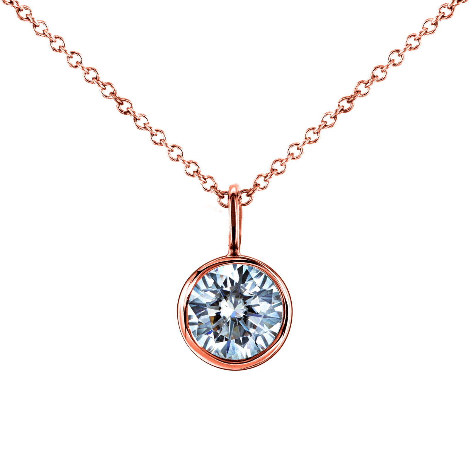 1 Carat Solitaire Fumiko Necklace