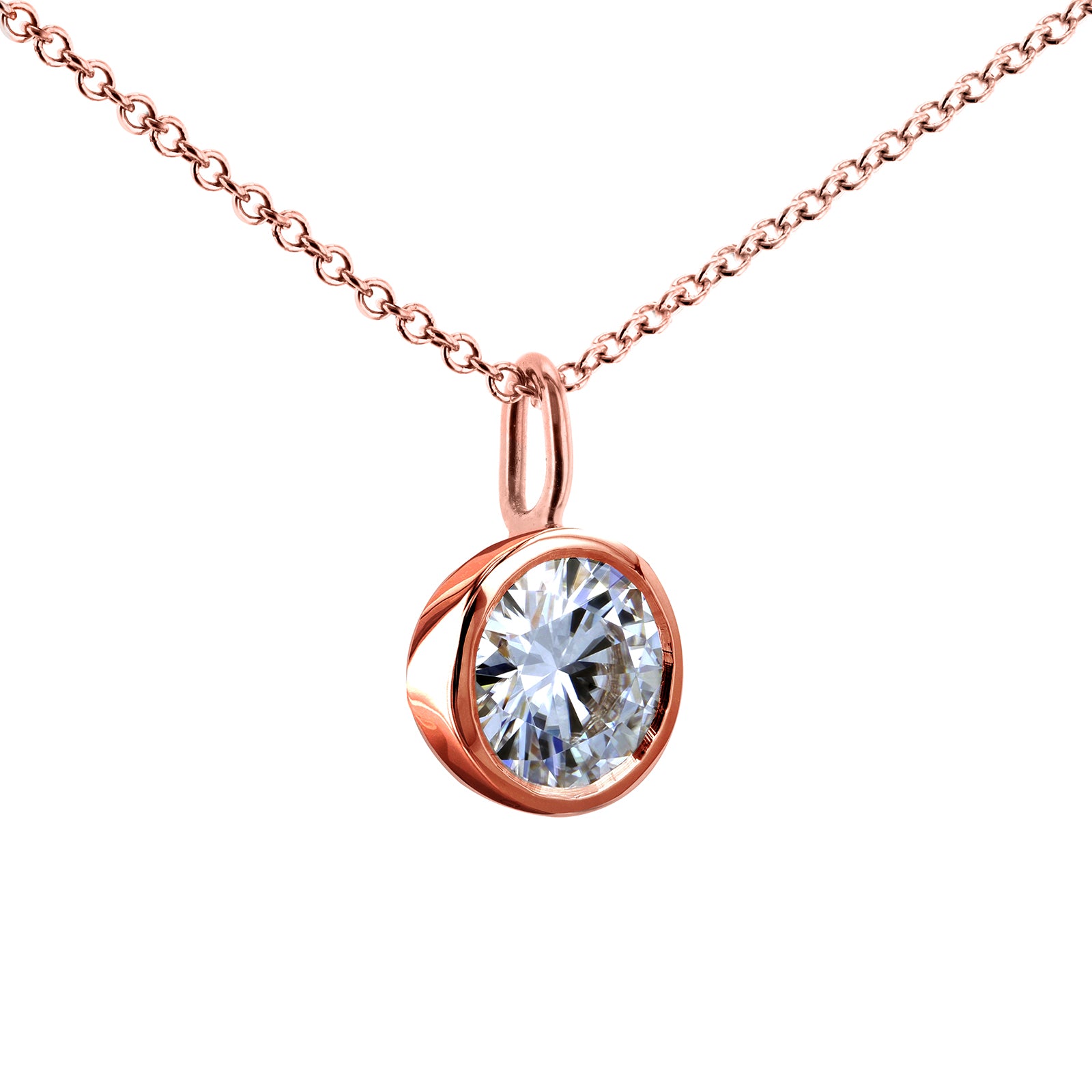 1 Carat Solitaire Fumiko Necklace