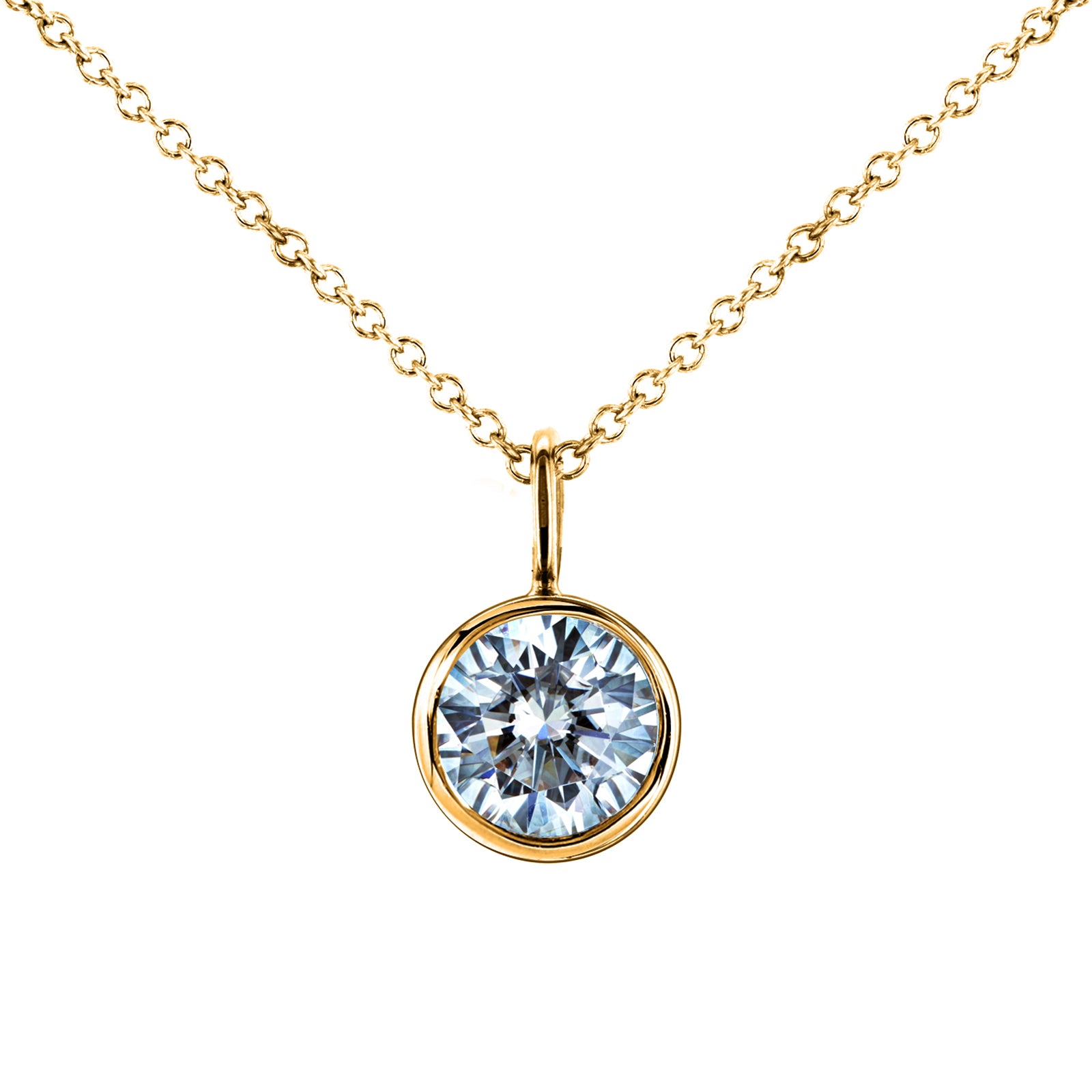 1 Carat Solitaire Fumiko Necklace