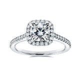 1.4ct Halo Cushion Ring