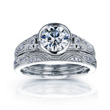 Vintage Bezel Lucille Bridal Set