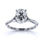 2.15 Carat Moissanite Vintage Tomoe Ring - white gold option