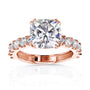 Kobelli Grown - 3.9ct Lorette Ring in Rose Gold