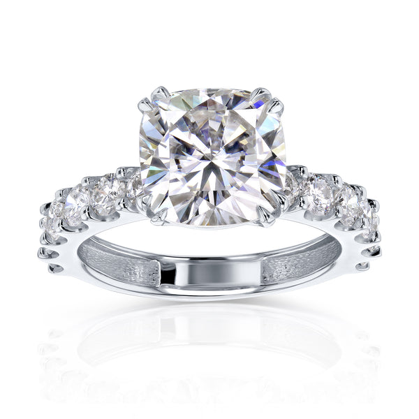 Kobelli Grown - 3.9ct Lorette Ring in White Gold