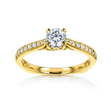 Euro Round - 0.5ct Forever One - Yellow