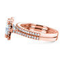 side angle in rose gold 2 rings
