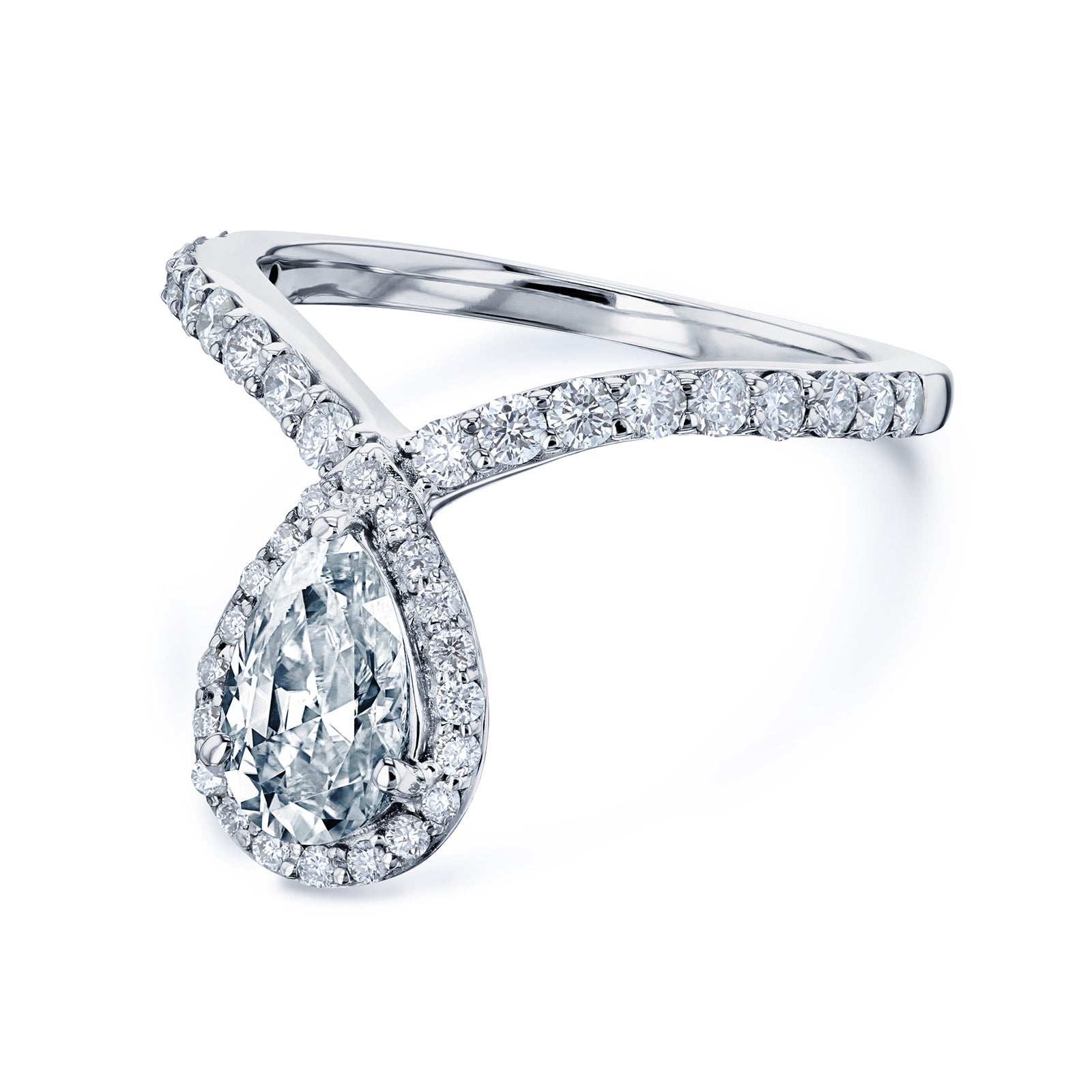 1.4 Carat Moissanite Yoon Ring