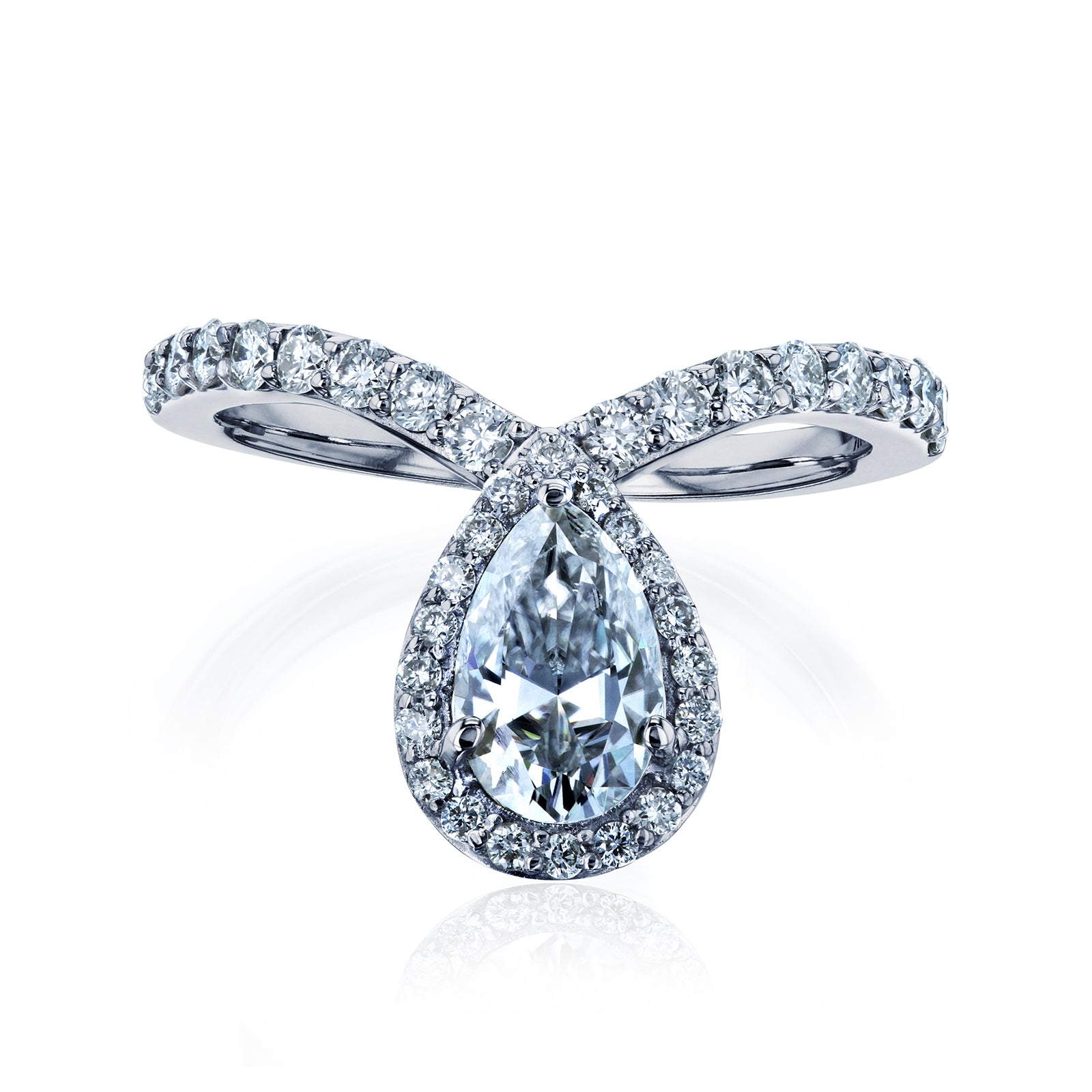 1.25 Carat Natural Diamond Yoon Ring