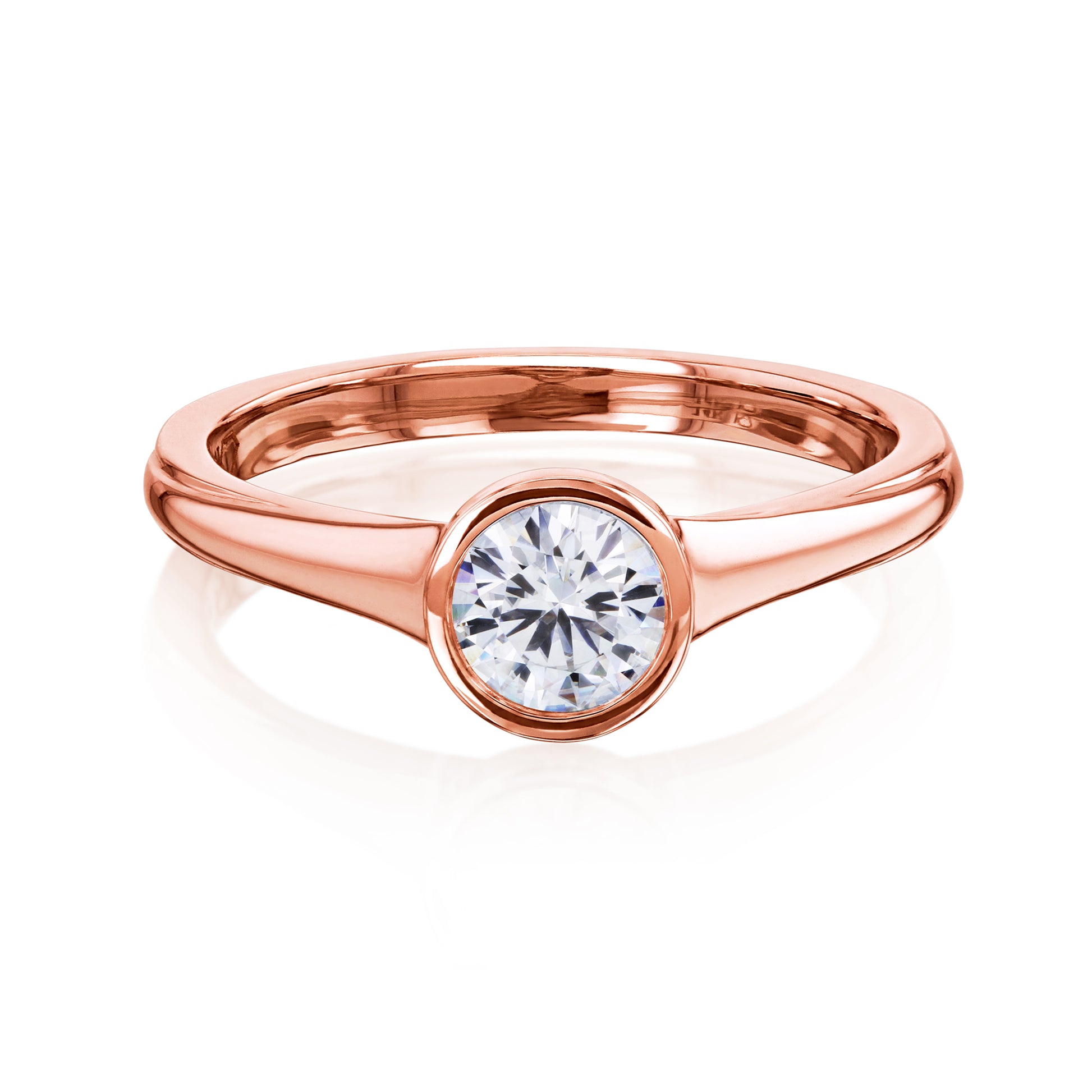 0.5 Carat Moissanite Round Berlin Ring (DEF/VS)
