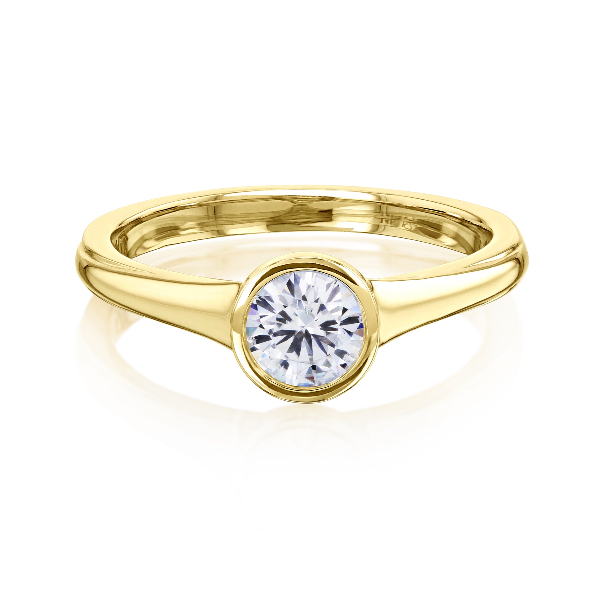 0.5 Carat Moissanite Round Berlin Ring (DEF/VS)
