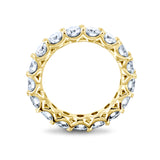 anel de eternidade de diamante tdw de 3 quilates - tamanho 7,5 apenas