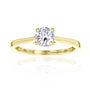 0.5 Carat Moissanite Solitaire Melinda Ring