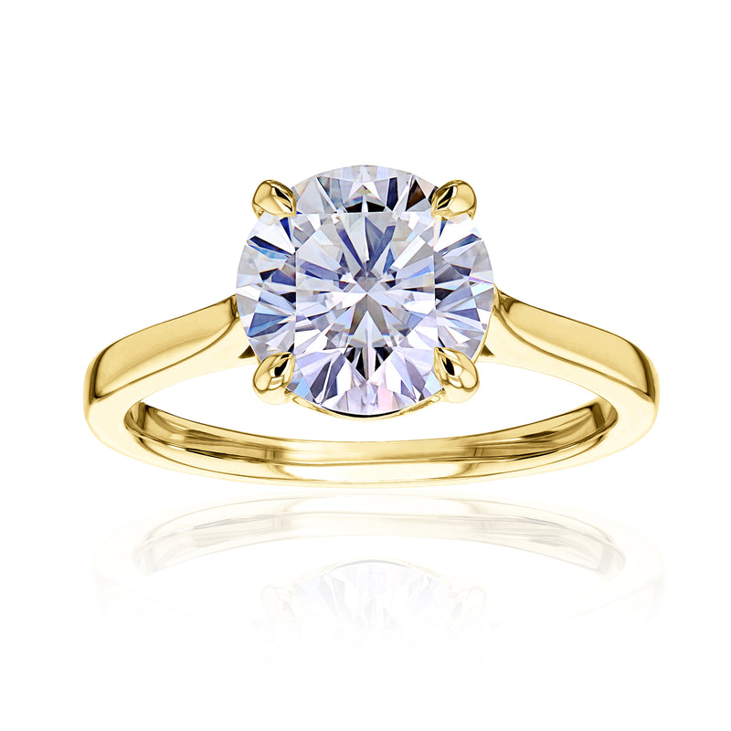 2 Carat Solitaire Melinda Ring in Yellow Gold