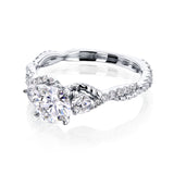 1.25 Carat Moissanite Cobra Ring