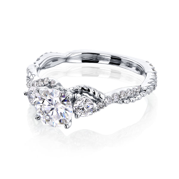 1.25 Carat Moissanite Cobra Ring