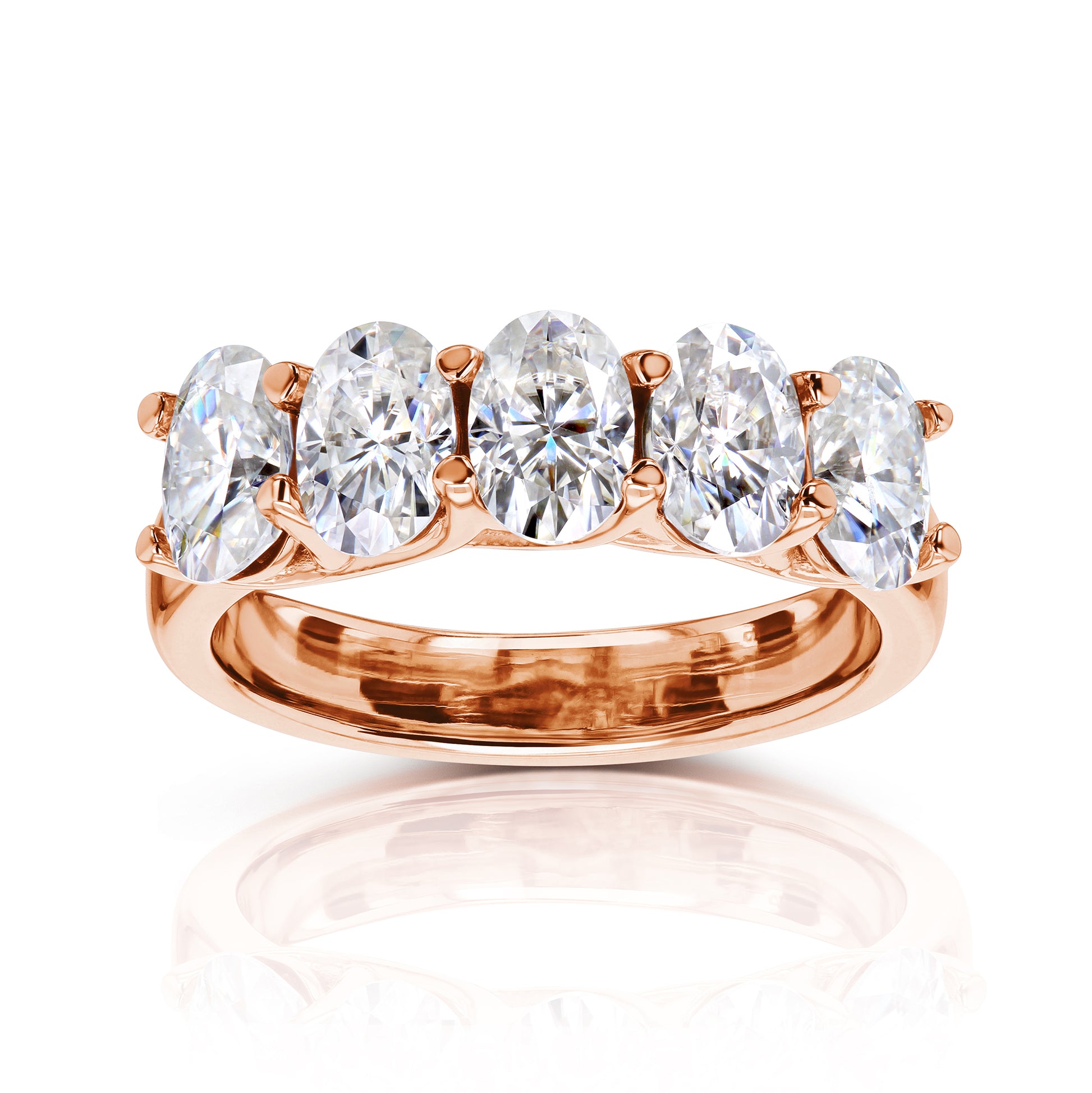 2.5 Carat Moissanite 5-Stone Elena Ring