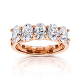 2.5 Carat Moissanite 5-Stone Elena Ring