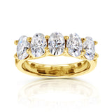 2.5 Carat Moissanite 5-Stone Elena Ring