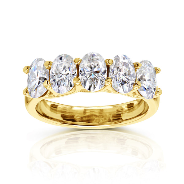 2.5 Carat Moissanite 5-Stone Elena Ring