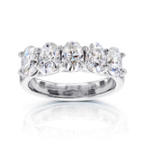 2.5 Carat Moissanite 5-Stone Elena Ring