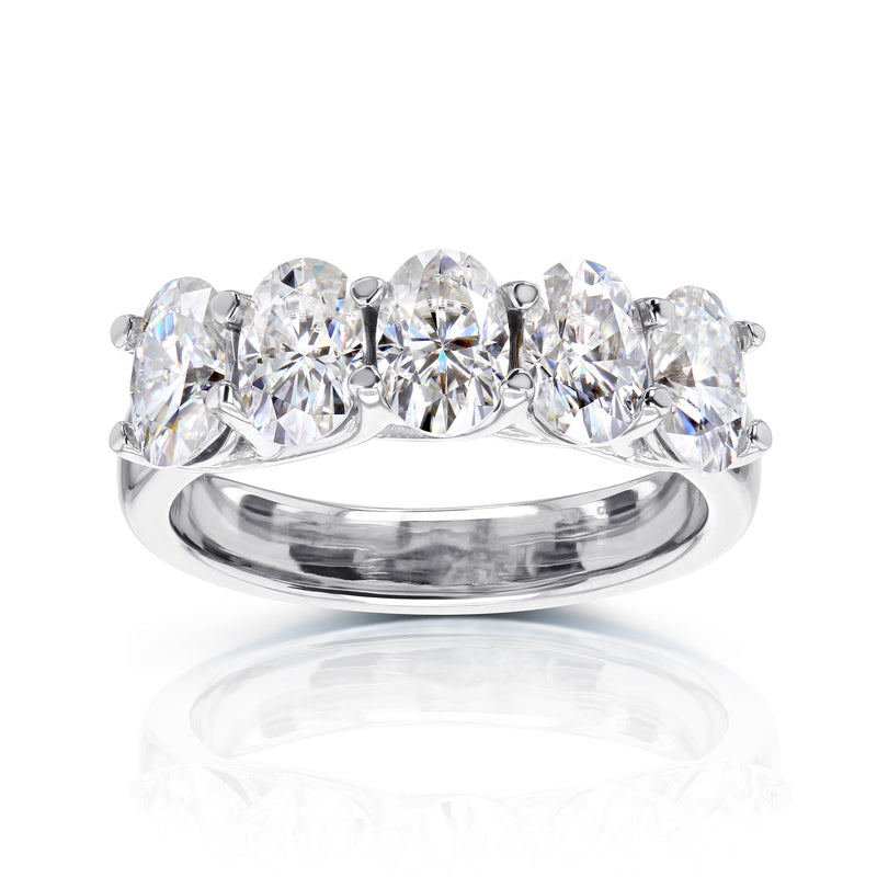 2.5 Carat Moissanite 5-Stone Elena Ring