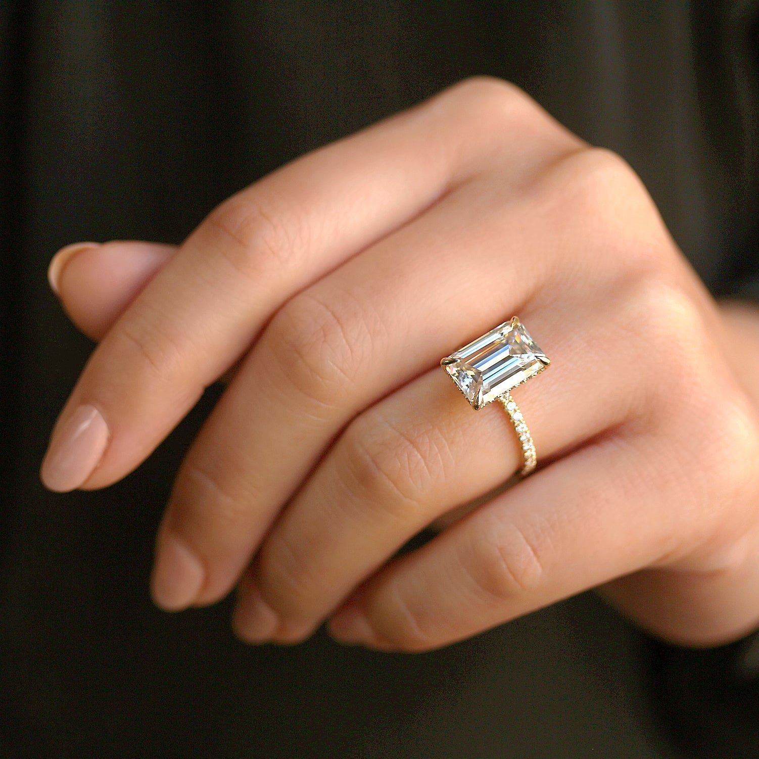 6 Carat Moissanite Evie Ring