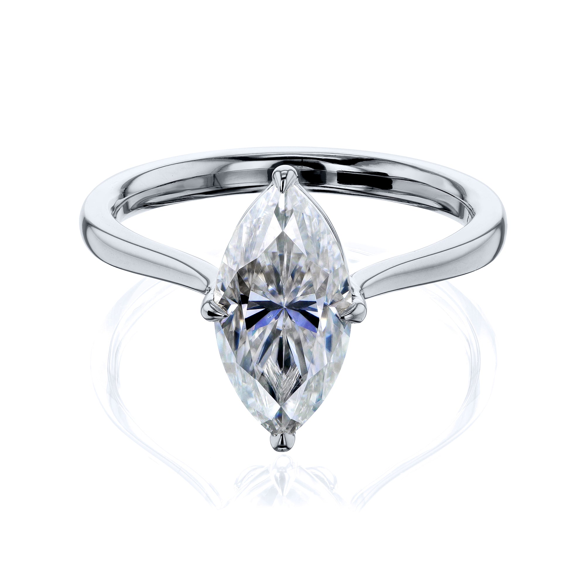 1.8 Carat Moissanite Solitaire Mérida Ring