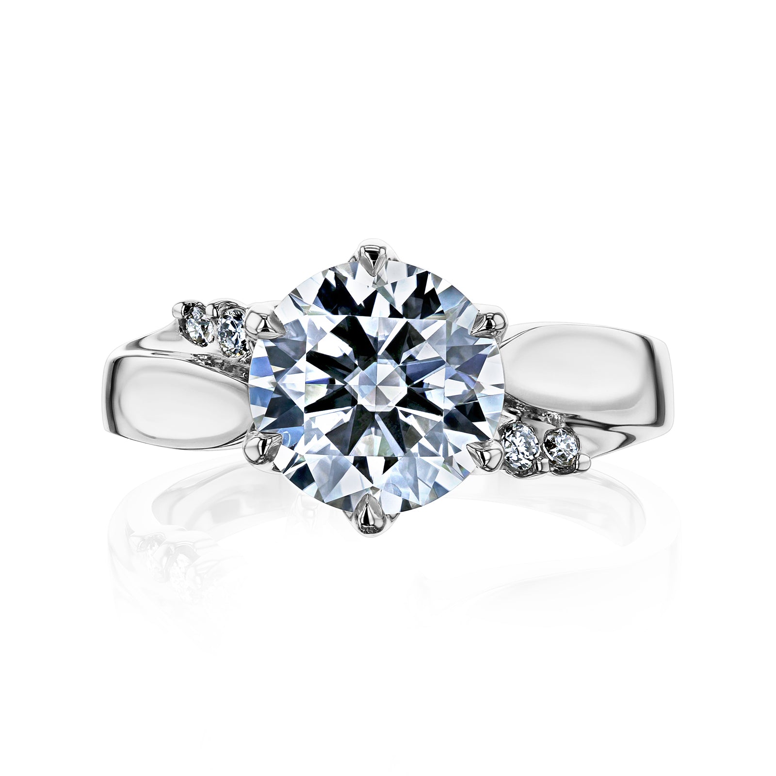 2.1 Carat 6-Prong Tulip Lark Ring